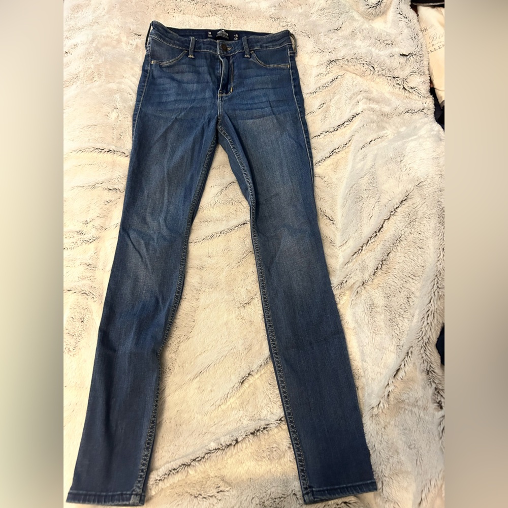 Dark Blue High-Rise Hollister Jean Legging